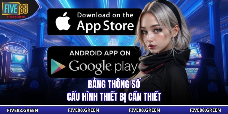 Bảng thông số cấu hình thiết bị cần thiết
